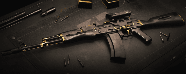 Black And Gold AK74