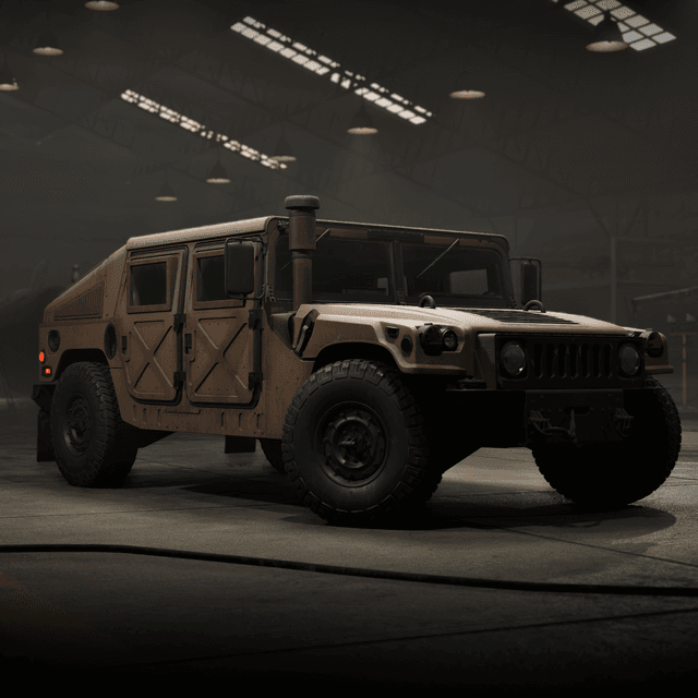 Two Tone Desert Humvee